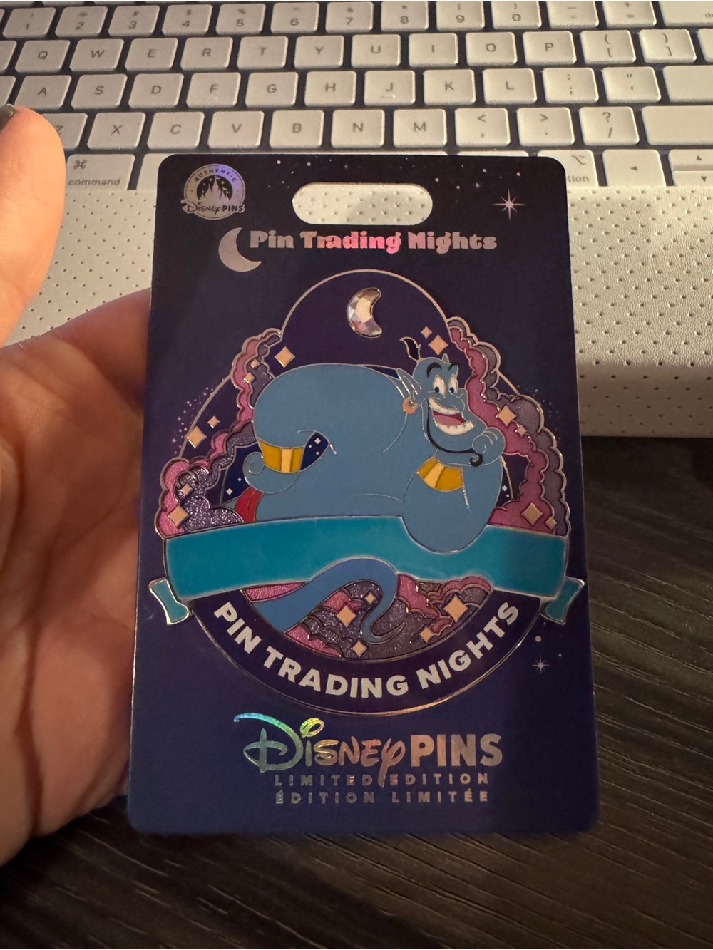 2026 Disney Parks WDW Pin Trading Night Mini-Jumbo Genie Pin LE500